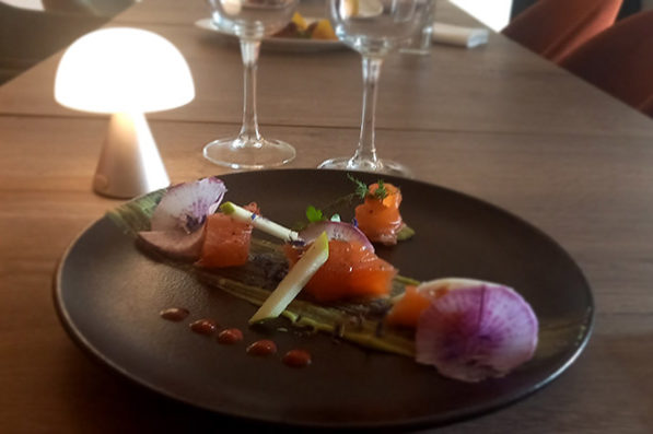 restaurant raffine nantes chateau gournerie - Gravelax de saumon