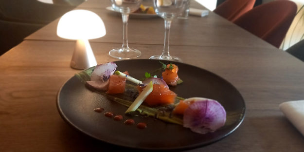 restaurant raffine nantes chateau gournerie - Gravelax de saumon